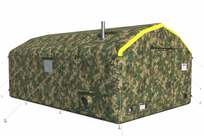 Палатка надувная пневмокаркасная 6 х 4 х 2,7 м